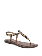 Sam Edelman Regular Fit Gigi T Bar Black Sandals - Image 3 of 7