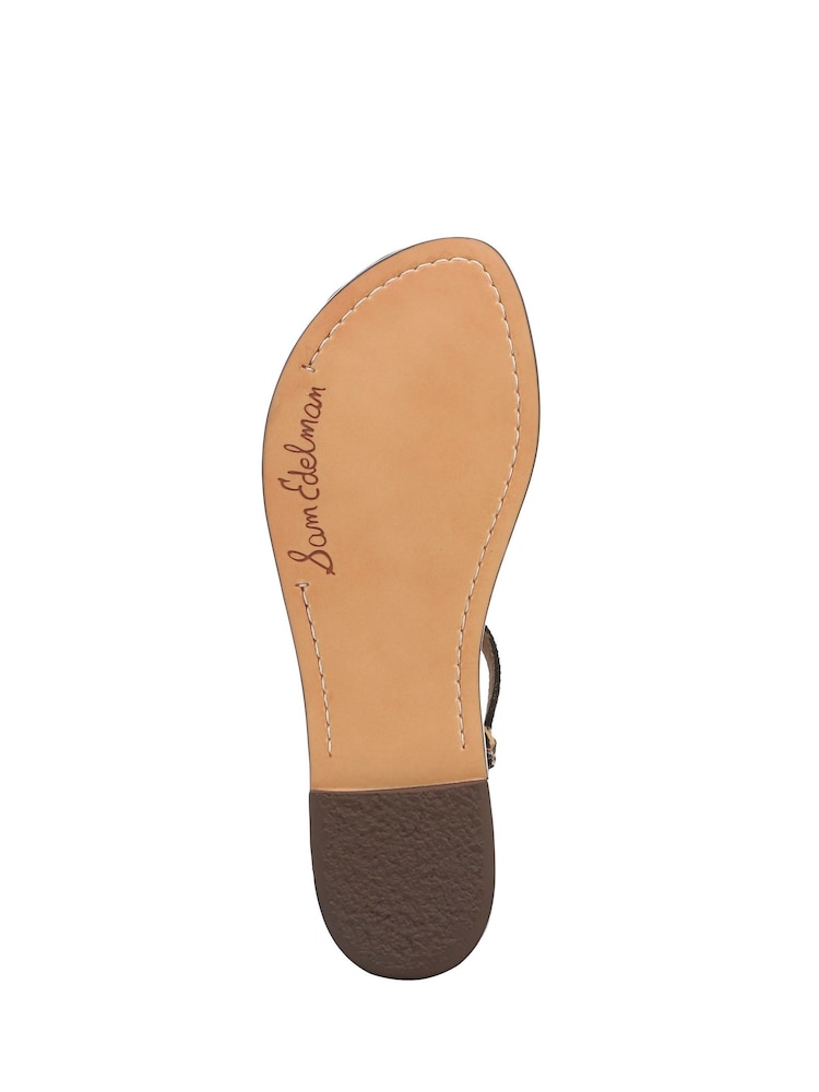 Estampado animal - Sandalias negras de corte estándar con tira en T Gigi de Sam Edelman - Imagen 7 de 7 Estampado animal - Sandalias negras de corte estándar con tira en T Gigi de Sam Edelman - Imagen 7 de 7