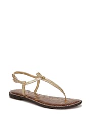 Sam Edelman Regular Fit Gigi T Bar Black Sandals - Image 3 of 6
