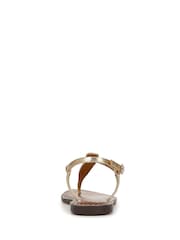 Sam Edelman Regular Fit Gigi T Bar Black Sandals - Image 4 of 6