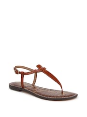 Sam Edelman Regular Fit Gigi T Bar Black Sandals - Image 3 of 5