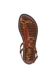 Sam Edelman Regular Fit Gigi T Bar Black Sandals - Image 5 of 5