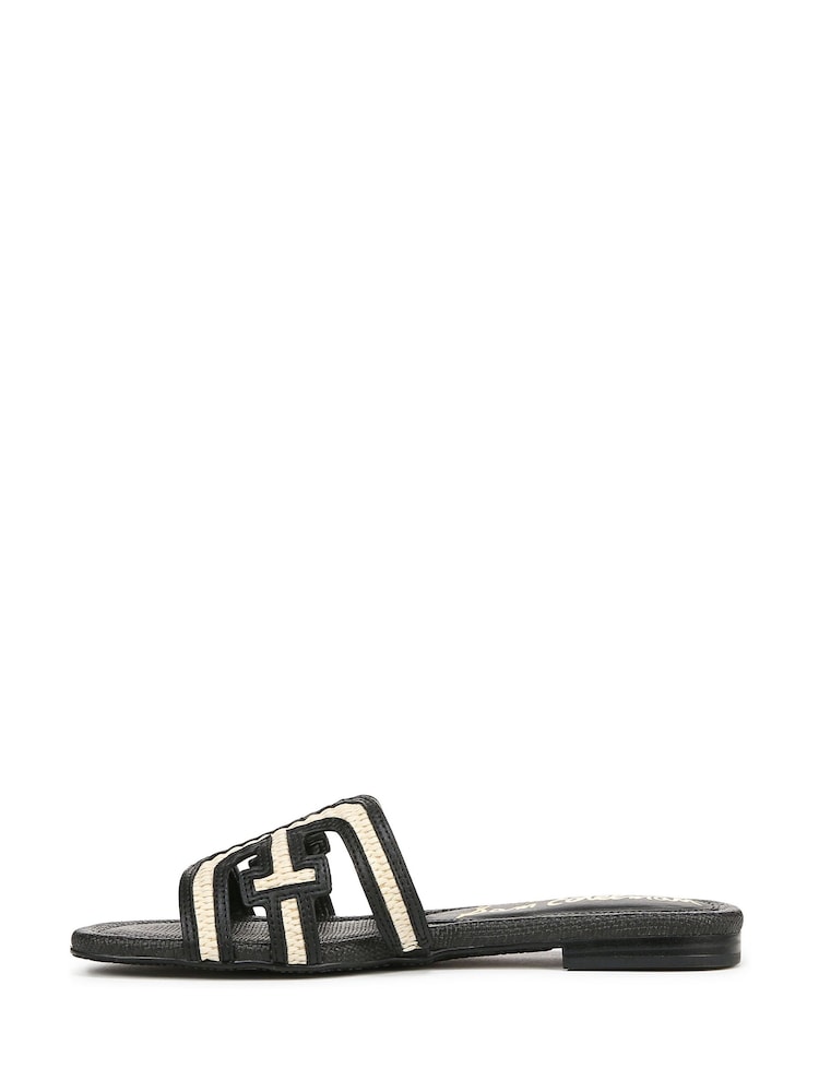 Sam Edelman Regular Fit Bay Multi Slider Black Sandals - Image 2 of 7