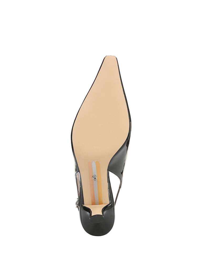 Sam Edelman v standardnem kroju Bianka Sling Slingback črna čevlji - Slika 6 iz 6
