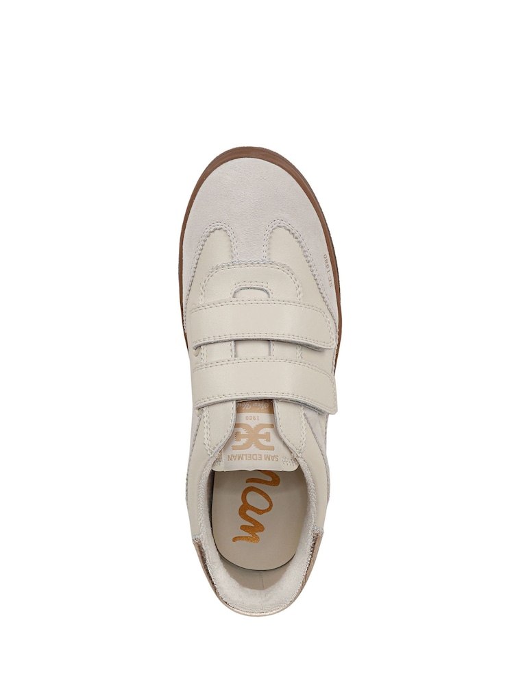 Sam Edelman Regular Fit Cream Talia Slip On Trainers - Image 6 of 7
