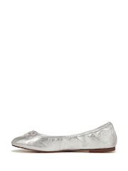 Sam Edelman Regular Fit Silver Felicia Ballet Flats - Image 2 of 7