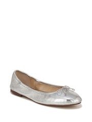 Sam Edelman Regular Fit Silver Felicia Ballet Flats - Image 3 of 7