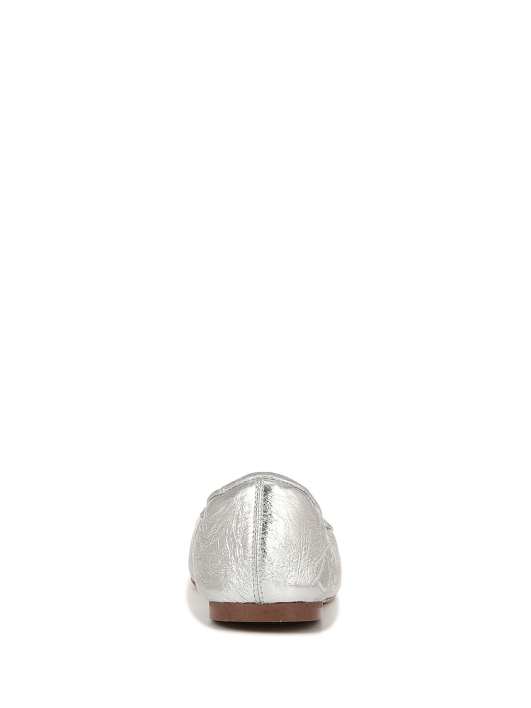 Sam Edelman Regular Fit Silver Felicia Ballet Flats - Image 5 of 7
