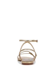 Sam Edelman Regular Fit Gold Ellina Strappy Sandals - Image 5 of 7