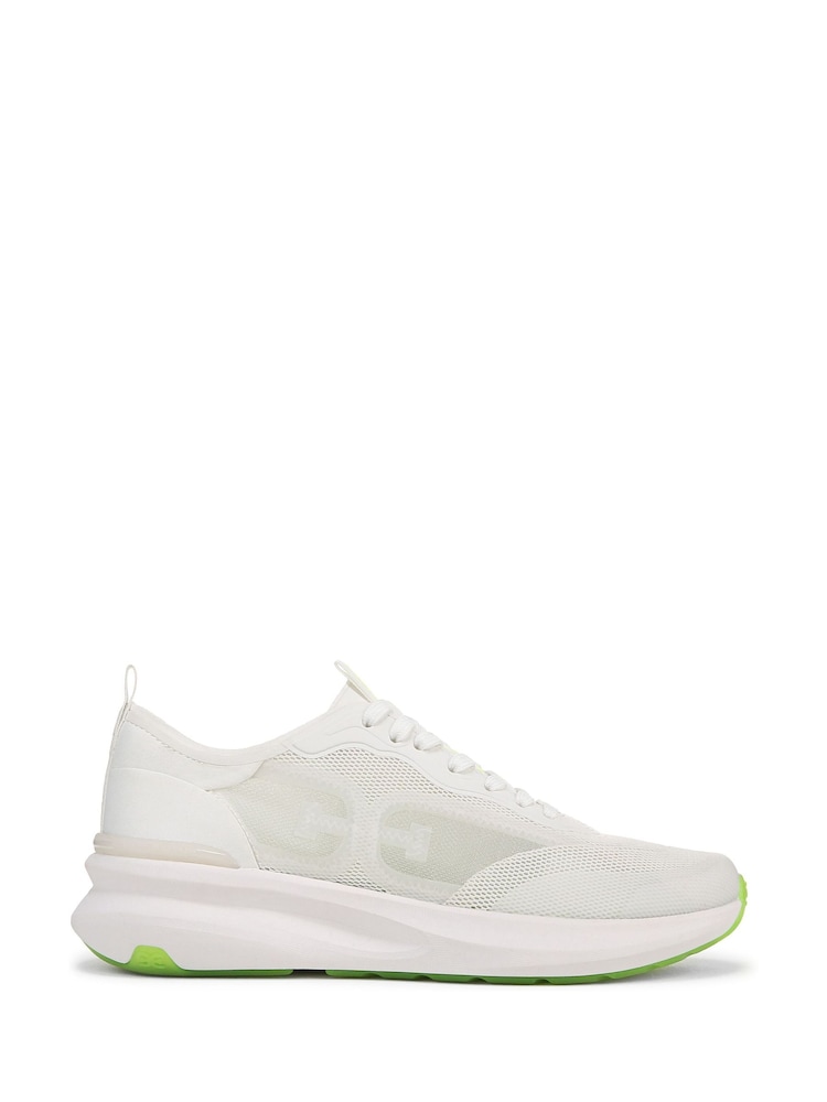 Sam Edelman Regular Fit Sarita Lace-Up White Trainers - Image 1 of 7