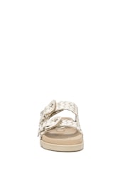 Kremowy - Sam Edelman Regular Fit Tiffanie Gold Slider Sandals - Image 4 of 6