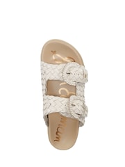 Kremowy - Sam Edelman Regular Fit Tiffanie Gold Slider Sandals - Image 5 of 6