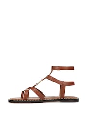Sam Edelman Regular Fit Teeni Gladiator Brown Sandals - Image 2 of 6