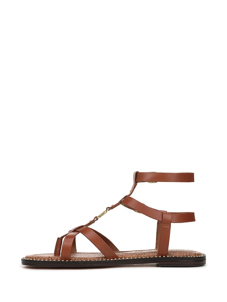 Marrón - Sandalias marrones de corte estándar Teeni Gladiator de Sam Edelman - Imagen 2 de 6 Marrón - Sandalias marrones de corte estándar Teeni Gladiator de Sam Edelman - Imagen 2 de 6