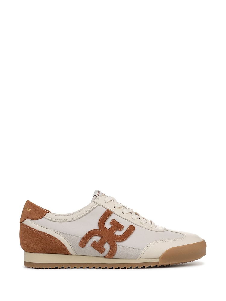 Sam Edelman Regular Fit Ivey Lace-Up Brown Trainers - Image 1 of 6