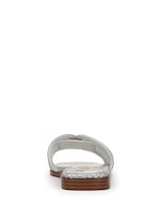 Sam Edelman Regular Fit Silver Irina Slider Sandals - Image 5 of 7