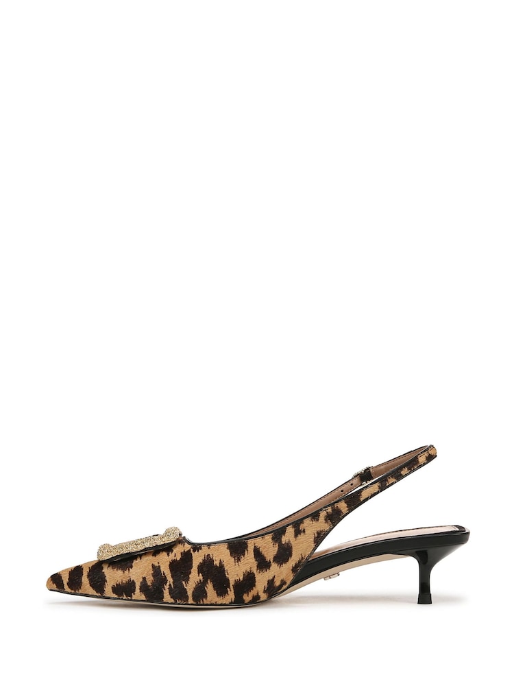 živalski vzorci - Sam Edelman v standardnem kroju Kammie Slingback čevlji - Slika 2 iz 5 živalski vzorci - Sam Edelman v standardnem kroju Kammie Slingback čevlji - Slika 2 iz 5