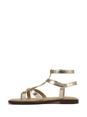 Sam Edelman Regular Fit Teeni Gladiator Brown Sandals - Image 2 of 6