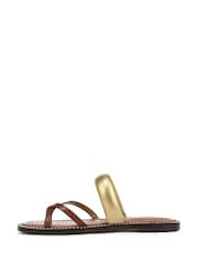 Sam Edelman Regular Fit Tillie Slider Brown Sandals - Image 2 of 6