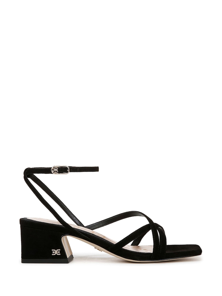 أسود - Sam Edelman Regular Fit Whitley Strappy Sandals - صورة 1 من 6