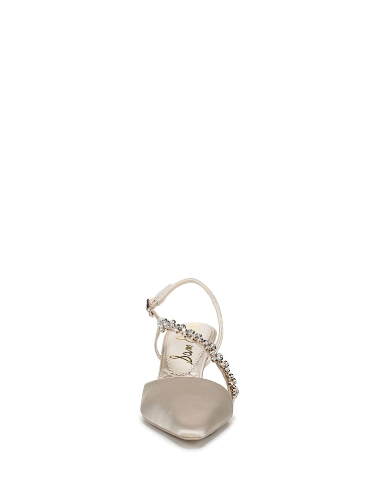 Sam Edelman Regular Fit Bonnie Kitten Heel Slingback Shoes - Image 3 of 6