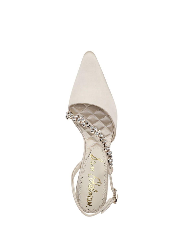 Sam Edelman Regular Fit Bonnie Kitten Heel Slingback Shoes - Image 5 of 6