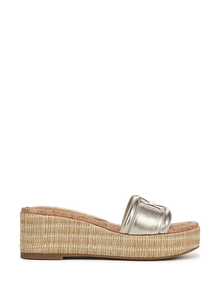 Sam Edelman Regular Fit Pauleena Slider Brown Sandals - Image 1 of 6