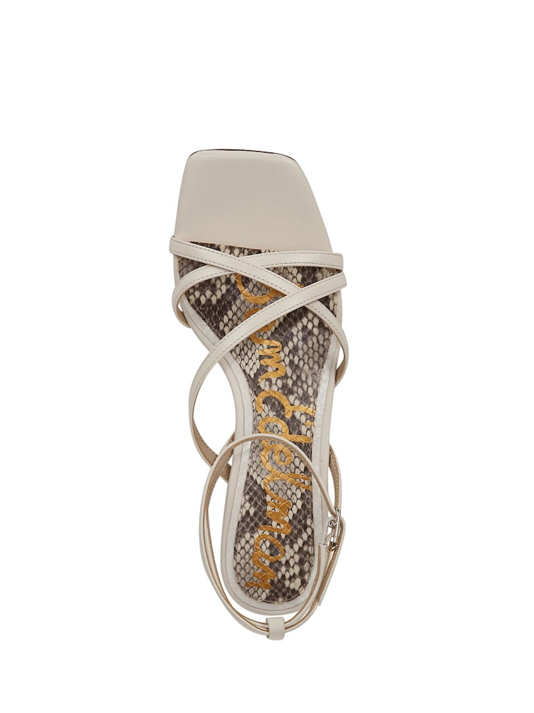 Cream - Sam Edelman Croială clasică Whitley Strappy Sandale - Image 7 of 8