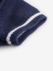 Gap Navy Blue Polo Knitted Romper (Newborn-24mths) - Image 6 of 6
