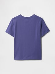 Gap Purple Short Sleeve Graphic T-Shirt (6mths-5yrs) - Image 2 of 3