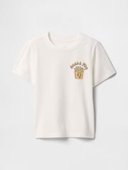Gap White Fries Short Sleeve Graphic T-Shirt (6mths-5yrs) - Image 1 of 3