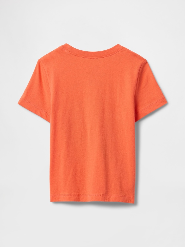 Gap Orange Lightning McQueen Disney Graphic Short Sleeve T-Shirt (6mths-5yrs) - Image 2 of 3