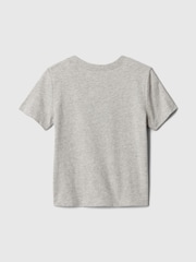 Gap Grey Logo Short Sleeve Crew Neck T-Shirt (Newborn-5yrs) - Image 2 of 3