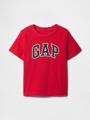 Gap Red Logo Short Sleeve Crew Neck T-Shirt (Newborn-5yrs) - Image 1 of 3