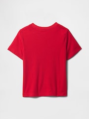 Gap Red Logo Short Sleeve Crew Neck T-Shirt (Newborn-5yrs) - Image 2 of 3