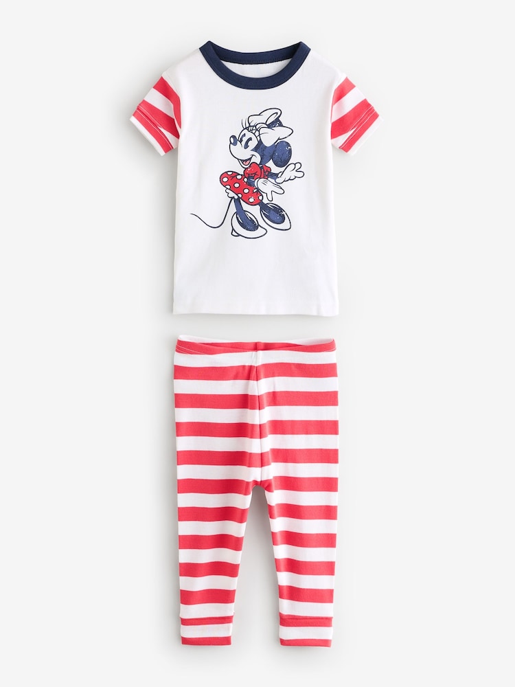 Gap Disney gestreepte katoenen pyjama met korte mouwen (6mnd -5jr) - Image 1 of 3