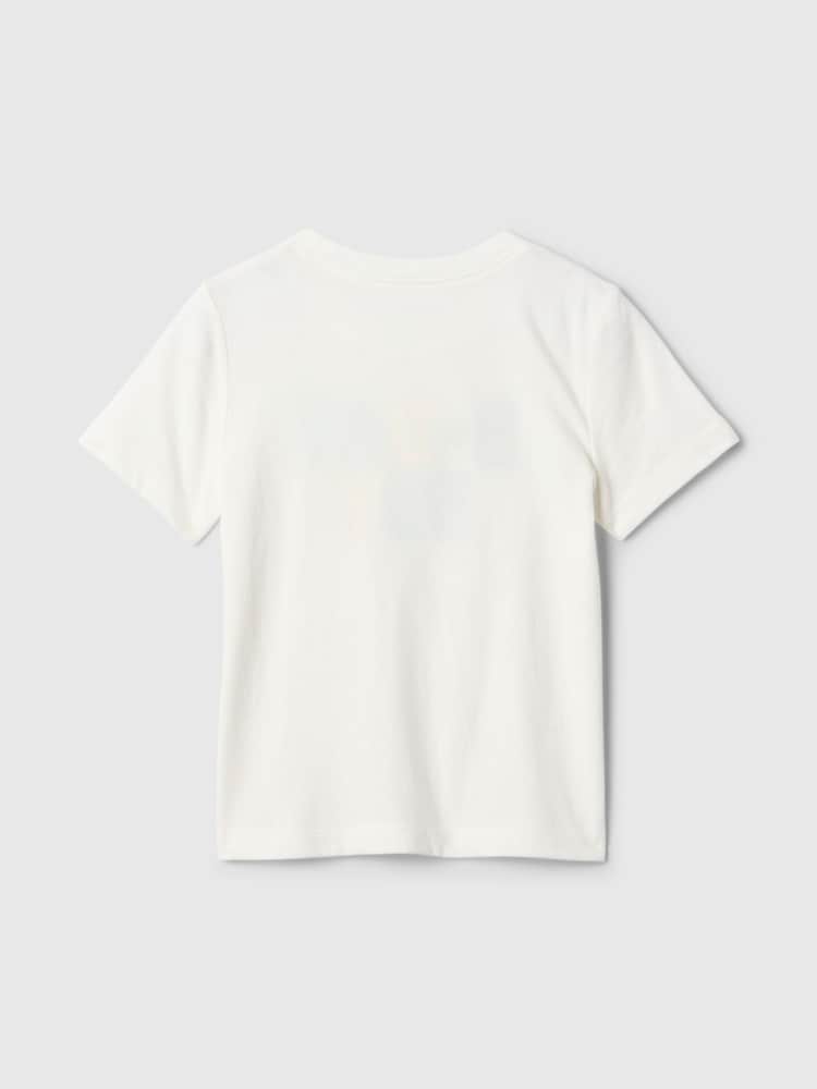 Gap White Birthday Boy Short Sleeve Graphic T-Shirt (6mths-5yrs) - Image 2 of 3