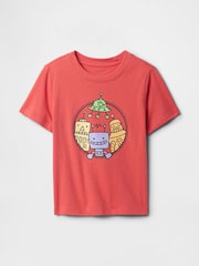 Gap Red Robot Short Sleeve Graphic T-Shirt (6mths-5yrs) - Image 1 of 3
