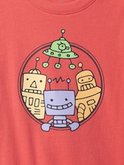 Gap Red Robot Short Sleeve Graphic T-Shirt (6mths-5yrs) - Image 3 of 3