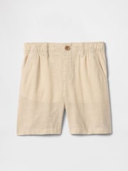 Gap Beige Linen-Cotton Shorts (6mths-5yrs) - Image 2 of 3