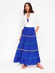 Boden Blue Nadia Double Cloth Maxi Skirt - Image 1 of 4