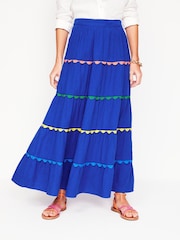 Boden Blue Nadia Double Cloth Maxi Skirt - Image 4 of 4