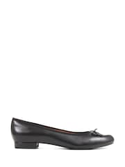 Jones Bootmaker Soleil Leather Low Ballet Shoes - Image 1 of 5