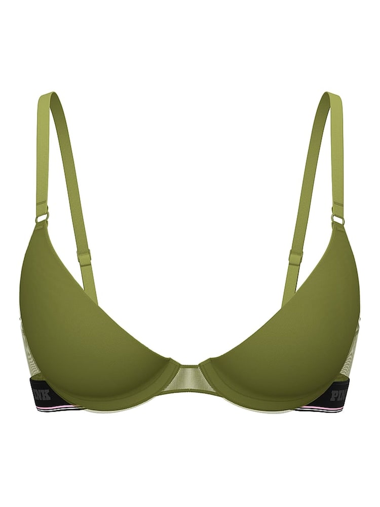 Victoria's Secret Olive Green Push Up Push Up Bra - Image 3 of 3