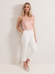 Phase Eight Pink Athena Satin Vest Top - Image 5 of 6
