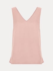 Phase Eight Pink Athena Satin Vest Top - Image 6 of 6