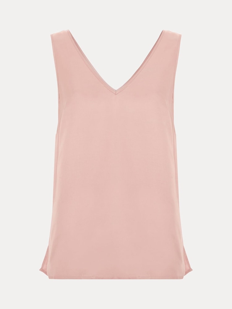 Phase Eight Pink Athena Satin Vest Top - Image 6 of 6