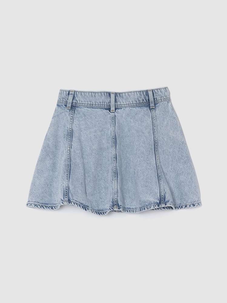 Gap Blue UltraSoft Denim Circle Skirt (5-13yrs) - Image 2 of 2