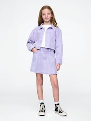 Gap Purple UltraSoft Denim Skirt (5-13yrs) - Image 1 of 4