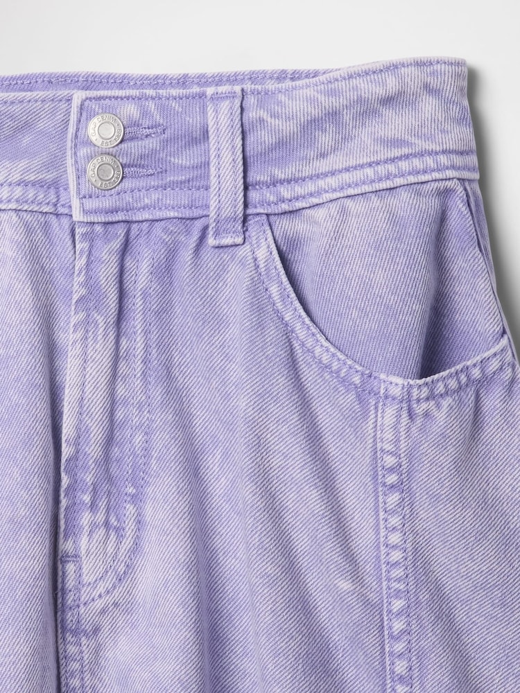 Gap Purple UltraSoft Denim Skirt (5-13yrs) - Image 4 of 4